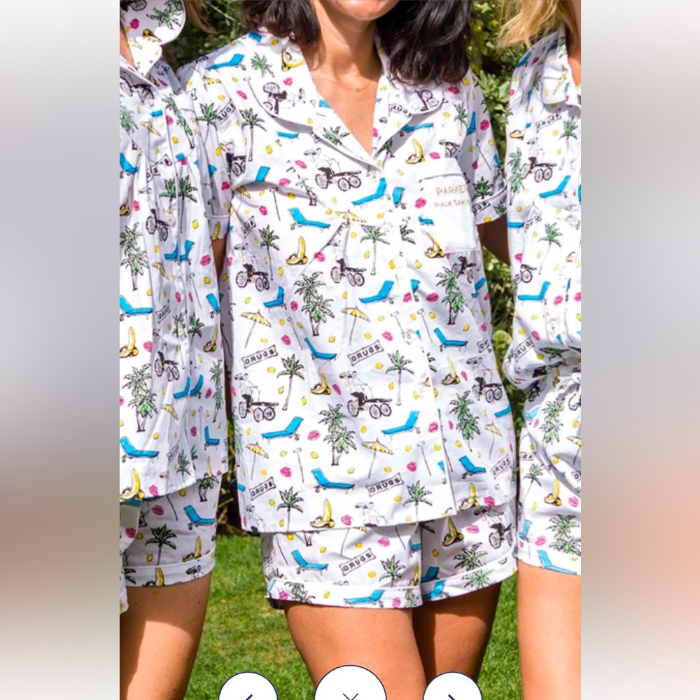 Sant and Abel Parker Palm Springs Large pajama set- set available NWOT